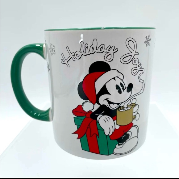 Mickey Mouse Christmas Holiday 20 oz Coffee Mug Disney‎ Cup - Picture 1 of 7